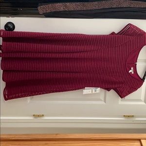 Burgundy Dress
